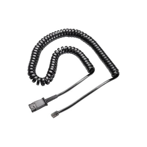 

Кабель-переходник аудио PLANTRONICS PL-U10P-S, QD - RJ22 , 2м, черный