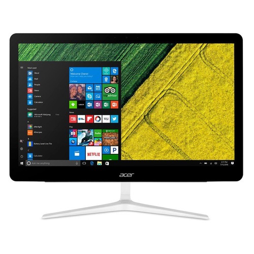 

Моноблок ACER Aspire Z24-880, 23.8", Intel Core i3 7100T, 8Гб, 1000Гб, NVIDIA GeForce 940MX, Windows 10, черный и серебристый [dq.b8qer.002]