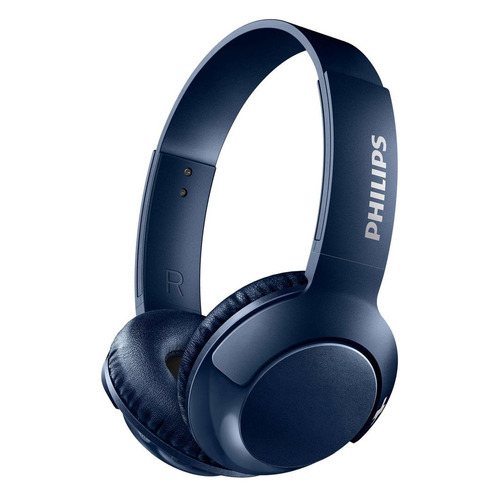 фото Наушники с микрофоном philips shb3075bl, bluetooth, накладные, синий [shb3075bl/00]