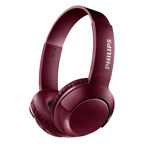 фото Наушники с микрофоном philips shb3075rd, bluetooth, накладные, красный [shb3075rd/00]