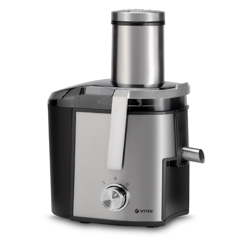 

Соковыжималка Vitek VT-3667, центробежная, серебристый и черный [3667-vt-01], VT-3667