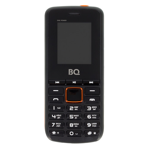 фото Мобильный телефон bq one power 1846, черный/оранжевый