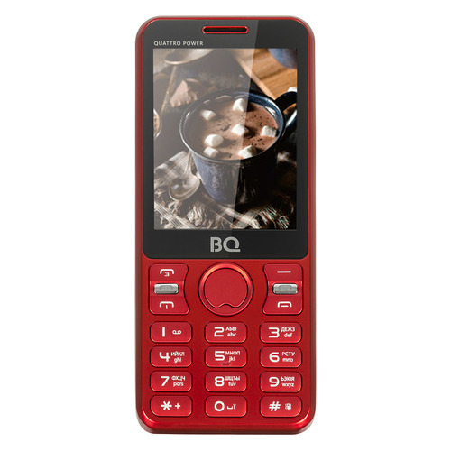 

Мобильный телефон BQ Quattro Power 2812, красный