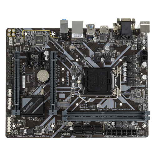 фото Материнская плата gigabyte b365m hd3, lga 1151v2, intel b365, matx, ret