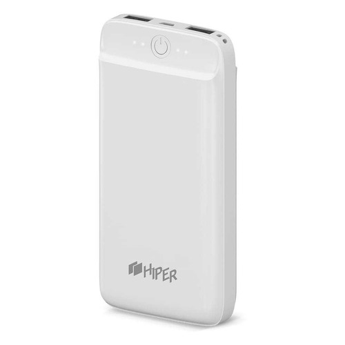 

Внешний аккумулятор (Power Bank) HIPER SL20000, 20000мAч, белый [sl20000 white], SL20000