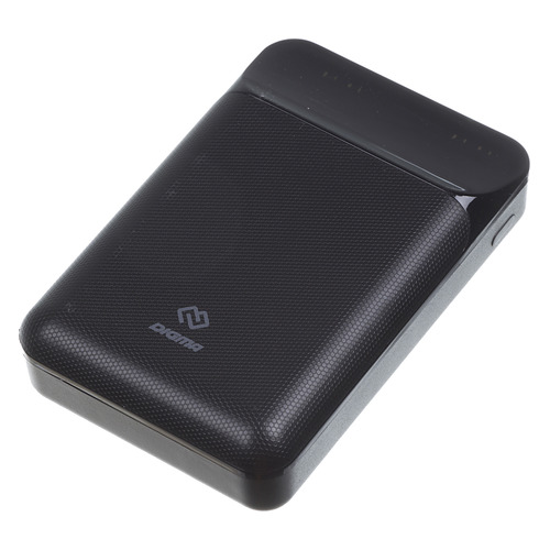 фото Внешний аккумулятор (power bank) digma dg-10000-sml-b, 10000мaч, черный