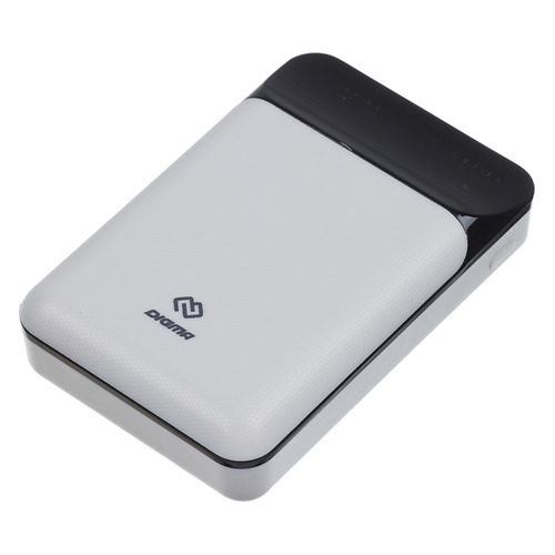 фото Внешний аккумулятор (power bank) digma dg-10000-sml-w, 10000мaч, белый