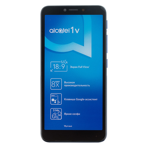 фото Смартфон alcatel 1v 16gb, 5001d, синий