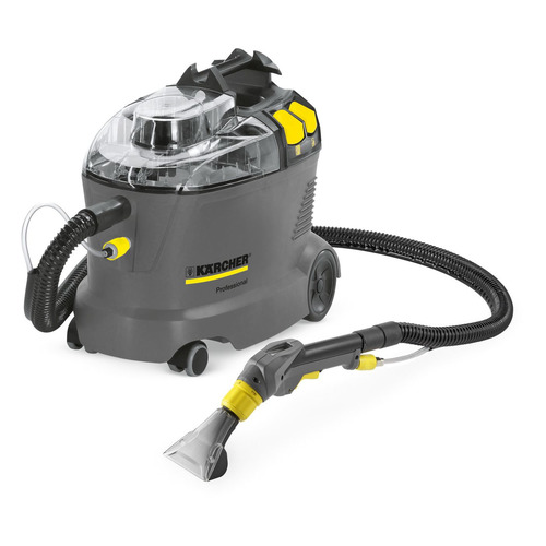 

Моющий пылесос KARCHER Puzzi 8/1 C, 1200Вт, серый/желтый, Puzzi 8/1 C