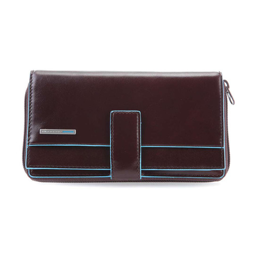 

Кошелек женский Piquadro Blue Square PD1354B2R/MO красное дерево натур.кожа