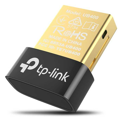 

Сетевой адаптер Bluetooth TP-LINK UB400 USB 2.0, Черный, UB400