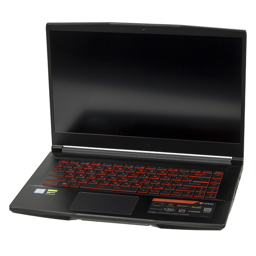 фото Ноутбук msi gf63 thin 9rcx-684xru, 15.6", ips, intel core i5 9300h 2.4ггц, 8гб, 1000гб, 128гб ssd, nvidia geforce gtx 1050 ti - 4096 мб, free dos, 9s7-16r312-684, черный