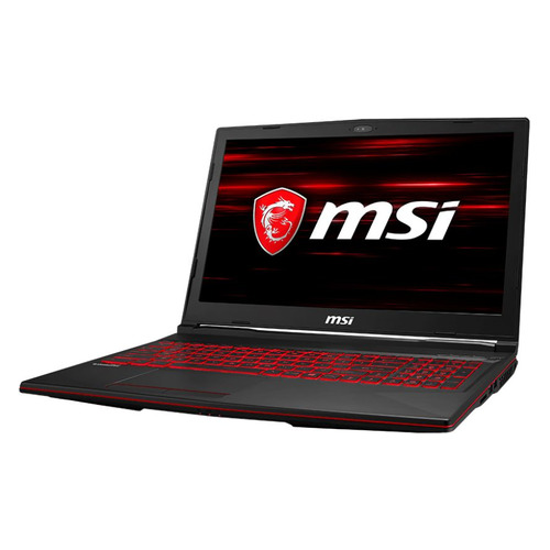 Ноутбук MSI GL63 8SC-211XRU, 15.6, Intel Core i7 8750H 2.2ГГц, 8Гб, 1000Гб, 128Гб SSD, nVidia GeForce GTX 1650 - 4096 Мб, Free DOS, 9S7-16P812-211, черный