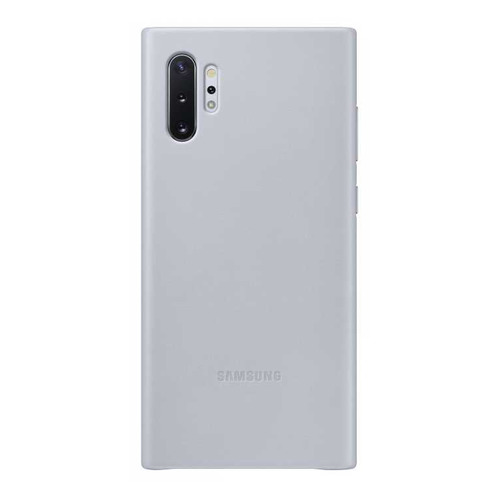 

Чехол (клип-кейс) SAMSUNG Leather Cover, для Samsung Galaxy Note 10+, серый [ef-vn975ljegru]