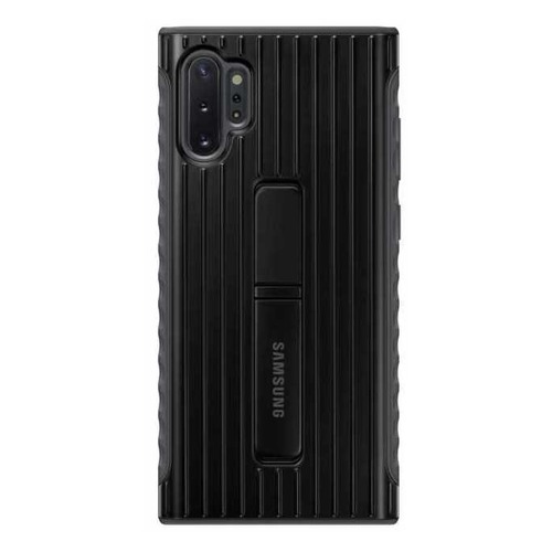 

Чехол (клип-кейс) SAMSUNG Protective Standing Cover, для Samsung Galaxy Note 10+, черный [ef-rn975cbegru]