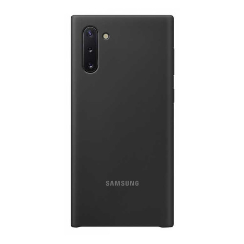

Чехол (клип-кейс) SAMSUNG Silicone Cover, для Samsung Galaxy Note 10, черный [ef-pn970tbegru]