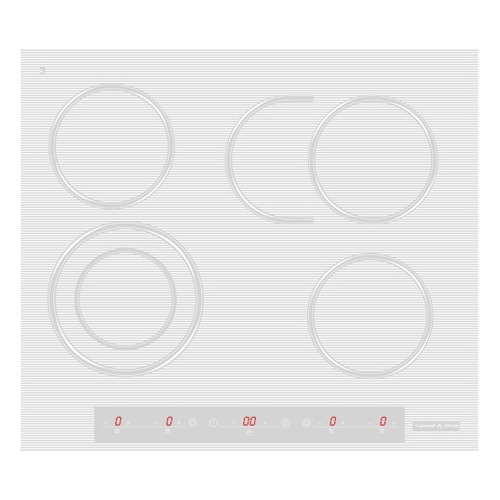 

Варочная панель ZIGMUND & SHTAIN CNS 259.60, электрическая, независимая, белый