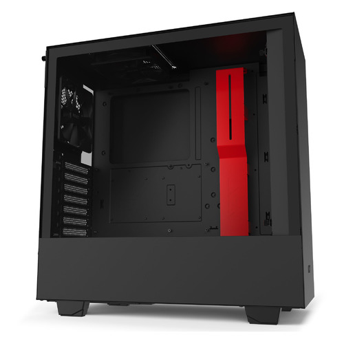 

Корпус ATX NZXT H510 CA-H510B-BR, Midi-Tower, без БП, черный и красный, Черный/красный, H510 CA-H510B-BR