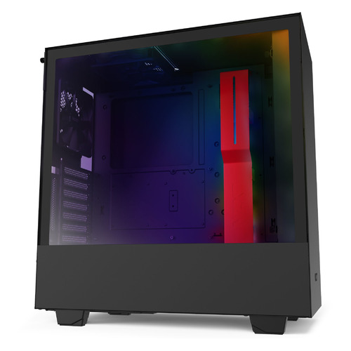 фото Корпус atx nzxt h510 ca-h510i-br, midi-tower, без бп, черный и красный