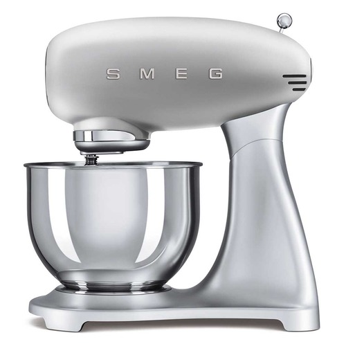

Миксер SMEG SMF01SVEU, с чашей, серебристый