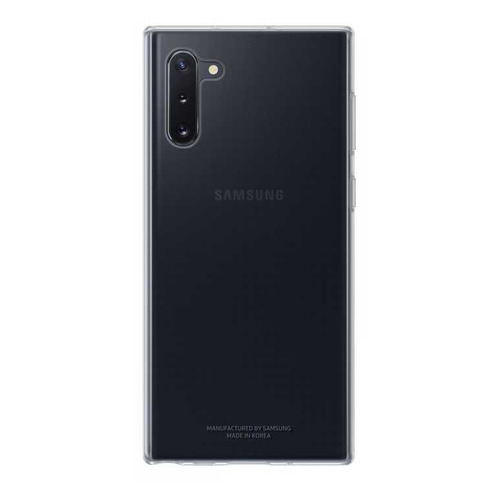 

Чехол (клип-кейс) SAMSUNG Clear Cover, для Samsung Galaxy Note 10, прозрачный [ef-qn970ttegru]
