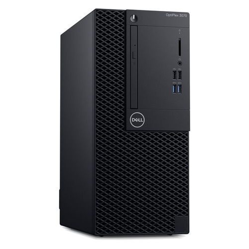 

Компьютер DELL Optiplex 3070, Intel Core i3 9100, DDR4 8Гб, 1000Гб, Intel UHD Graphics 630, DVD-RW, Windows 10 Professional, черный [3070-5505]