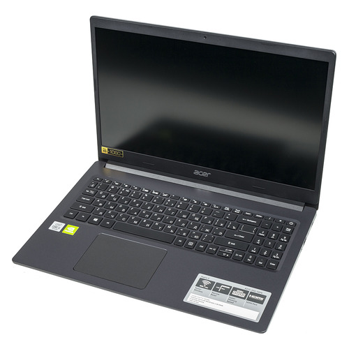 фото Ноутбук acer aspire a315-55g-50yv, 15.6", intel core i5 10210u 1.6ггц, 8гб, 1000гб, nvidia geforce mx230 - 2048 мб, linux, nx.hnser.004, черный