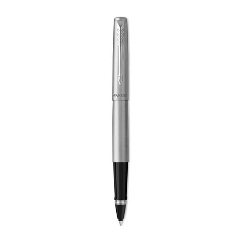 Ручка роллер Parker Jotter Core T61 (2089226) Stainless Steel CT серебристый M черные чернила подар. цена Ручка роллер Parker Jotter Core T61 (2089226) Stainless Steel CT серебристый M черные чернила подар. цены онлайн