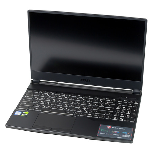 

Ноутбук MSI GL65 9SDK-082XRU, 15.6", IPS, Intel Core i7 9750H 2.6ГГц, 16Гб, 1000Гб, 128Гб SSD, nVidia GeForce GTX 1660 Ti - 6144 Мб, Free DOS, 9S7-16U512-082, черный