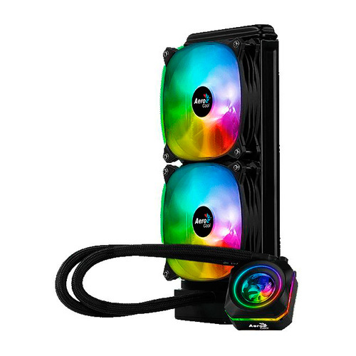 фото Устройство охлаждения(кулер) aerocool watercooler pulse l240 f, 120мм, ret