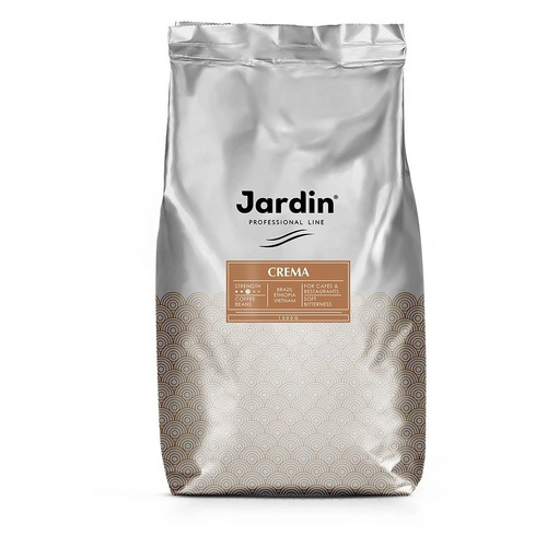 

Кофе зерновой JARDIN Crema, средняя обжарка, 1000 гр [0846-06], Crema