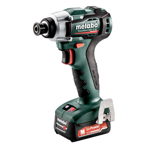 фото Ударный гайковерт metabo powermaxx ssd 12 bl, 2ач, с двумя аккумуляторами [601115500]