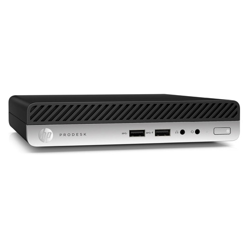 фото Компьютер hp prodesk 400 g5, intel core i3 9100t, ddr4 4гб, 128гб(ssd), intel uhd graphics 630, windows 10 professional, черный [7em39ea]