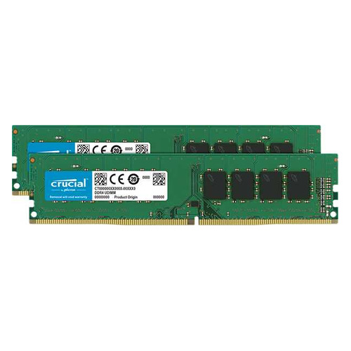 

Модуль памяти CRUCIAL CT2K16G4DFD824A DDR4 - 2x 16Гб 2400, DIMM, Ret