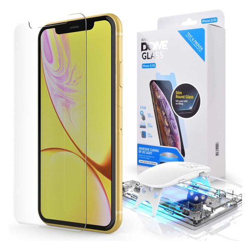 

Защитное стекло для экрана Whitestone Dome для Apple iPhone XR, антиблик, 75 х 150 мм, 3D, 1 шт