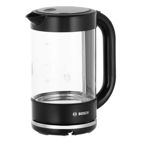 фото Чайник электрический bosch twk70b03, 2400вт, черный