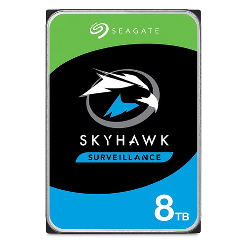 фото Жесткий диск seagate skyhawk st8000vx004, 8тб, hdd, sata iii, 3.5"