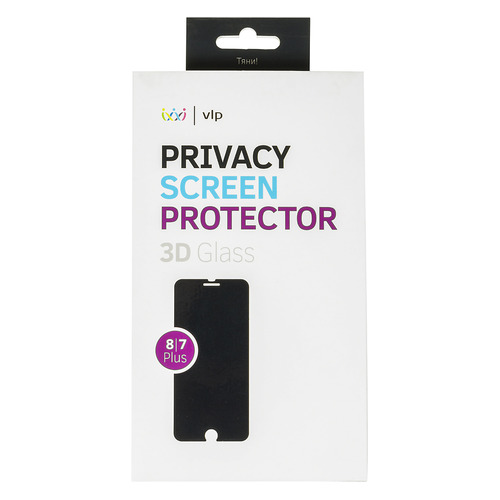 

Защитное стекло для экрана VLP Privacy для Apple iPhone 7 Plus/8 Plus антиблик, 77 х 158 мм, конфиденциальная, 1 шт [vlp-3dglp-ip8/7plus], VLP Privacy
