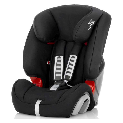 фото Автокресло детское britax roemer evolva 123, 1/2/3, от 9 мес до 12 лет, черный