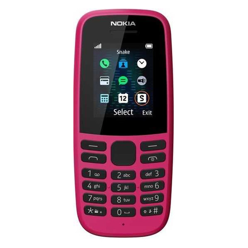 фото Мобильный телефон nokia 105 dual sim (2019) ta-1174, розовый
