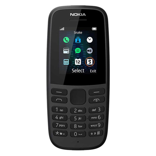 фото Мобильный телефон nokia 105 ss ta-1203, черный