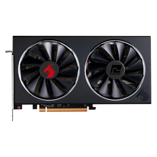 фото Видеокарта powercolor amd radeon rx 5700xt , axrx 5700xt 8gbd6-3dhr/oc, 8гб, gddr6, oc, ret