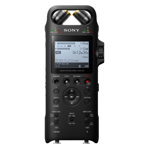 фото Диктофон sony pcm-d10 16гб, черный [pcmd10.e]