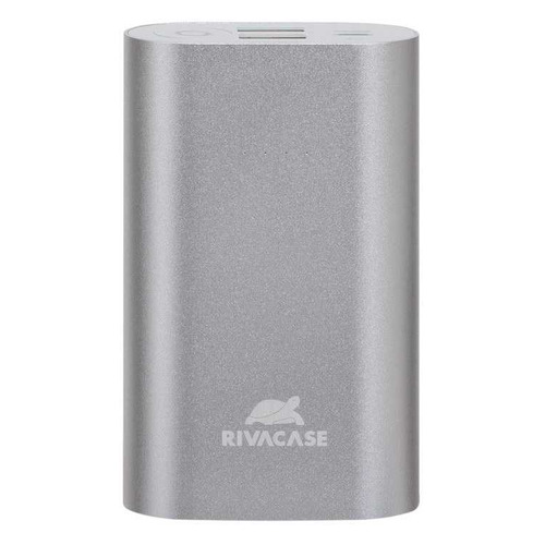 фото Внешний аккумулятор (power bank) riva va 1010, 10000мaч, серый [va1010]