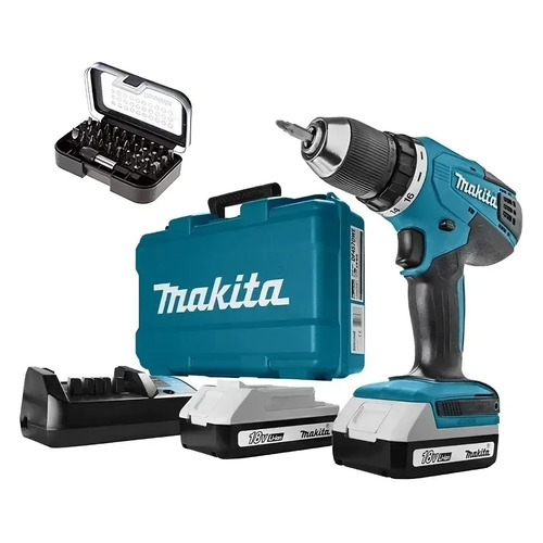 фото Дрель-шуруповерт makita df457dwex8, 1.5ач