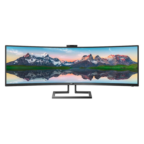 фото Монитор philips 499p9h 48.8", черный [499p9h/00]