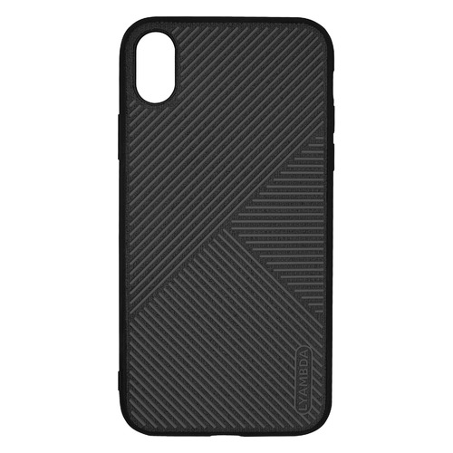 Чехол (клип-кейс) Lyambda Atlas, для Apple iPhone XS Max, черный [la10-at-xsm-bk]