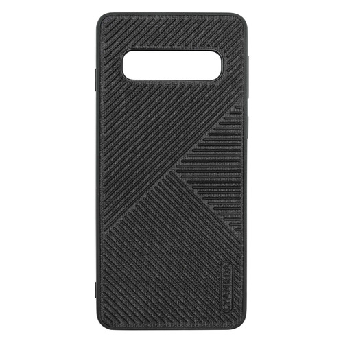 Чехол (клип-кейс) Lyambda Atlas, для Samsung Galaxy S10+, черный [la10-at-s10p-bk]