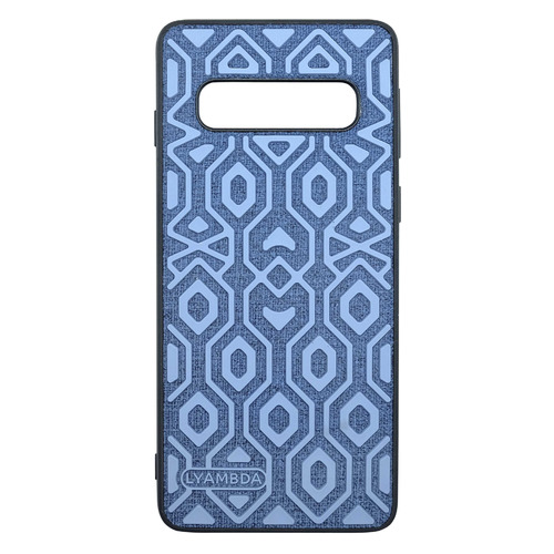 Чехол (клип-кейс) Lyambda Atlas, для Samsung Galaxy S10+, голубой [la10-at-s10p-bl]
