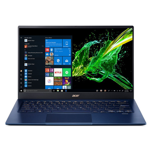 

Ультрабук ACER Swift 5 SF514-54GT-77UT, 14", IPS, Intel Core i7 1065G7 1.3ГГц, 16Гб, 32Гб Intel Optane, 1Тб SSD, nVidia GeForce MX250 - 2048 Мб, Windows 10, NX.HHZER.002, синий